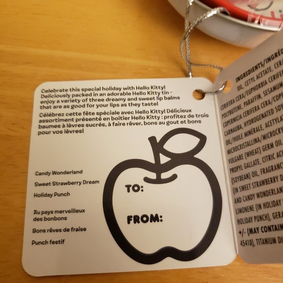 Hello Kitty Lip Smacker + Créme Shop x Hello Kitty Nail Decals & Clear Polish - Picture 6 of 12